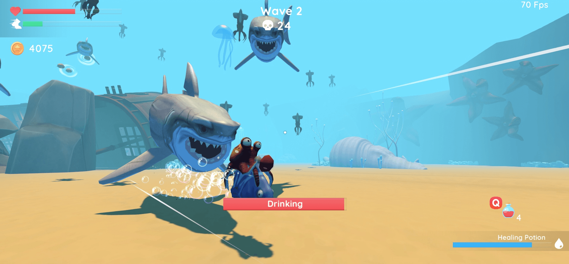 Azul & Fuego: Quest for the Jellyfish King screenshot 3