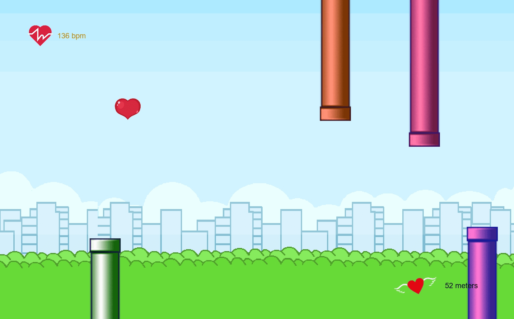 Flappy Heart screenshot 1